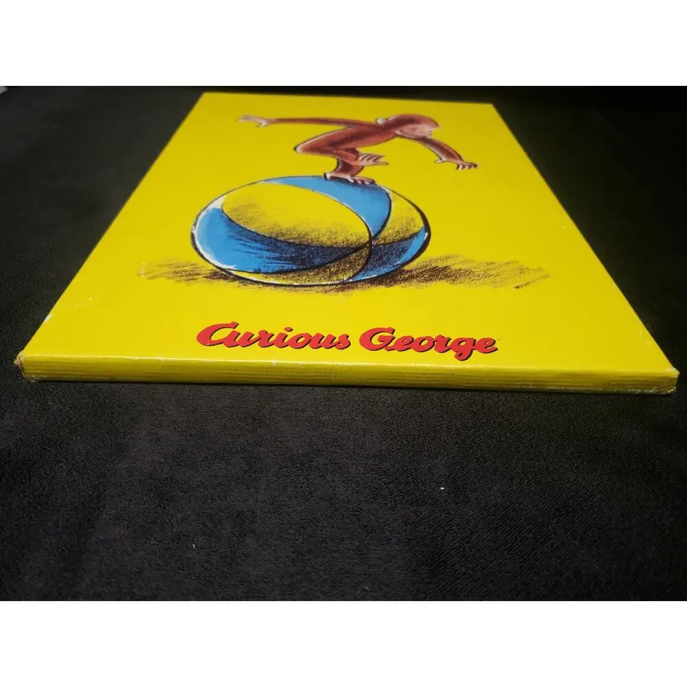 Curious George Plays on a Ball by Margaret and H.A. Rey Picture Wall Art